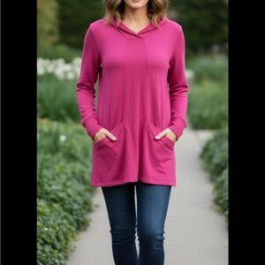 Soft Surroundings Pink Sweater Women’s Size M NWT Lightweight Pullover Top